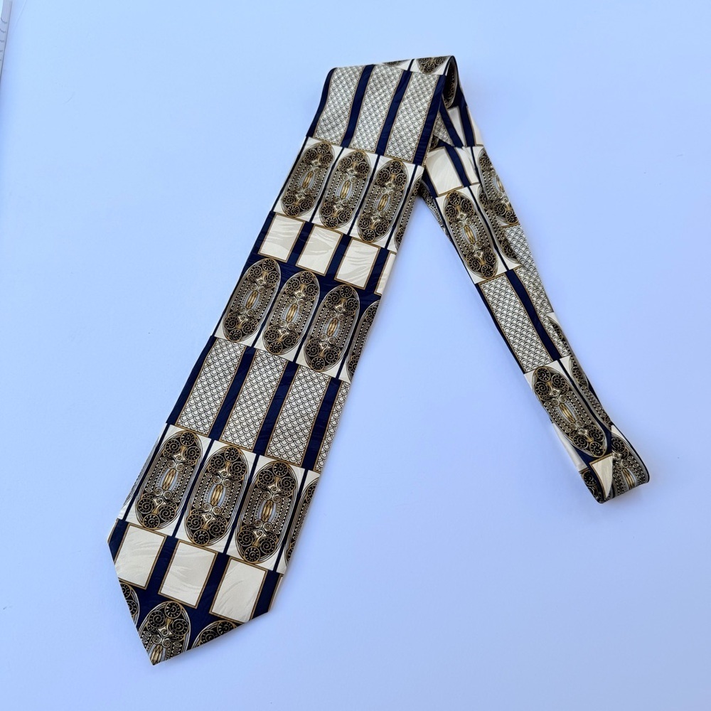 Men’s Mosaic Designer Silk Necktie​​​